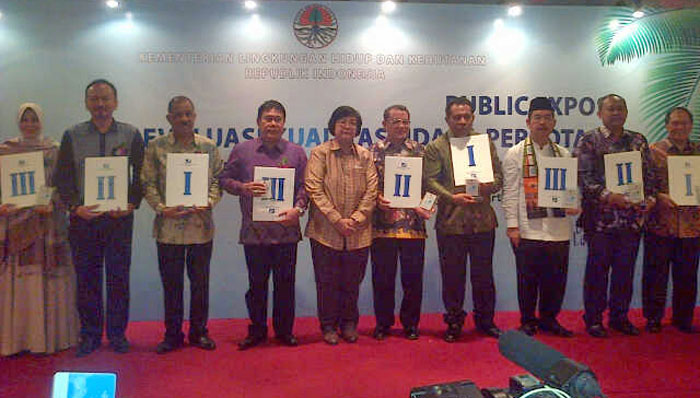 Langit Biru 2015, Evaluasi Kualitas Udara di 45 Kota 33 Provinsi